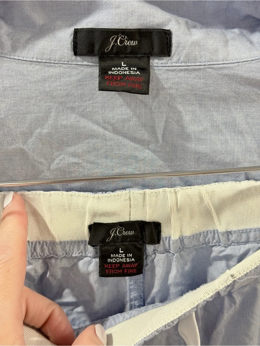 J. Crew Pajama Set Large